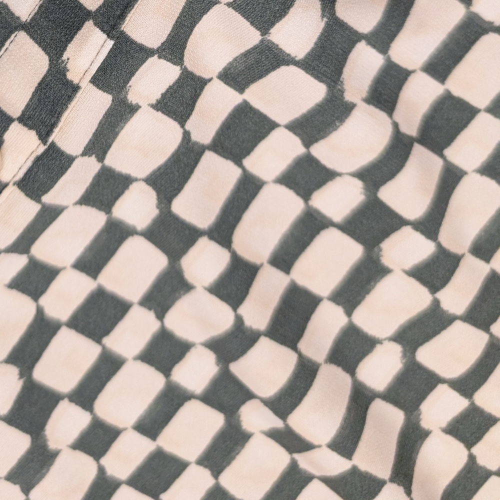 Abercrombie & Fitch Green & White Checkered Dress - Picture 5 of 6